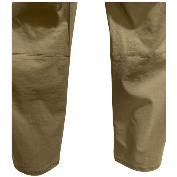 Athleta Tan Khaki Outdoor Utility Hiking Cargo Pants Sz 12 Style #219042 Pockets - Picture 11 of 11